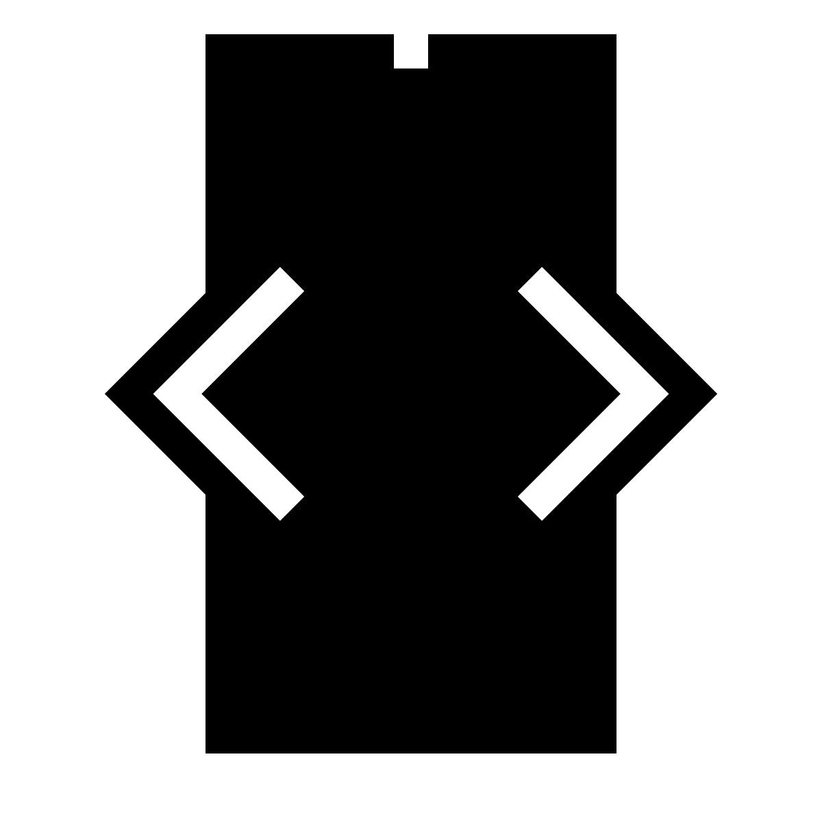 forma thin filled sharp style developer mode icon