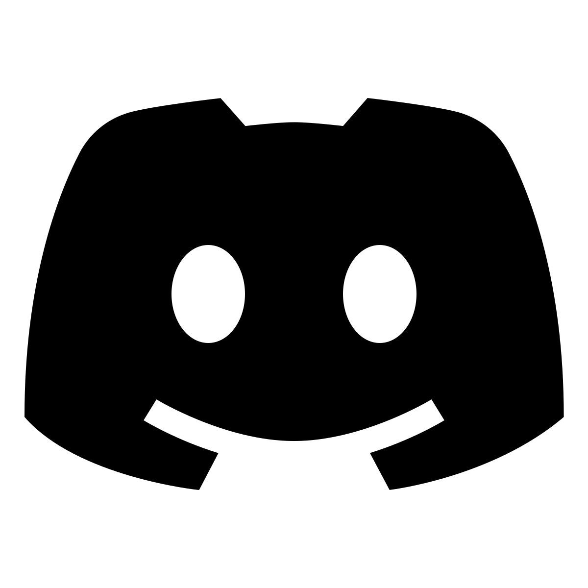 forma thin filled sharp style discord icon