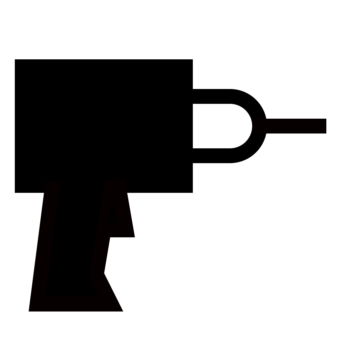 forma thin filled sharp style drill icon