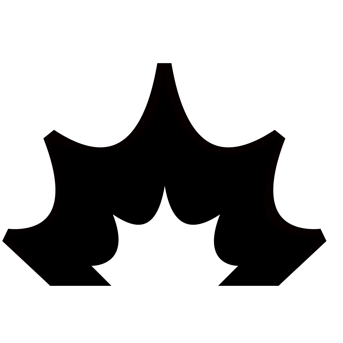 forma thin filled sharp style explosion icon