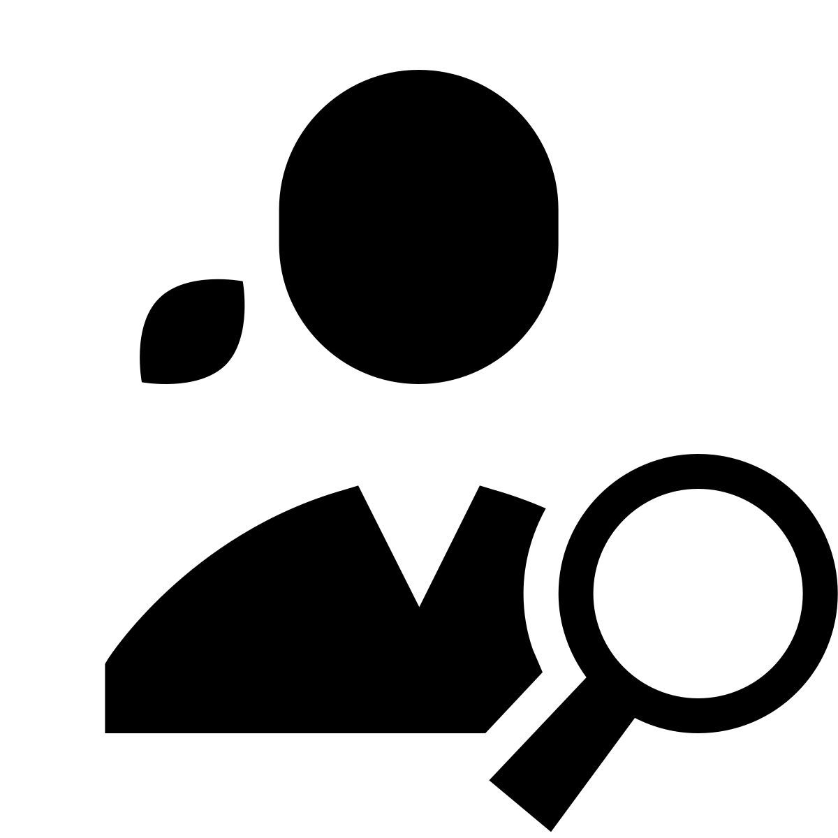 forma thin filled sharp style trouver l'utilisateur femme icon