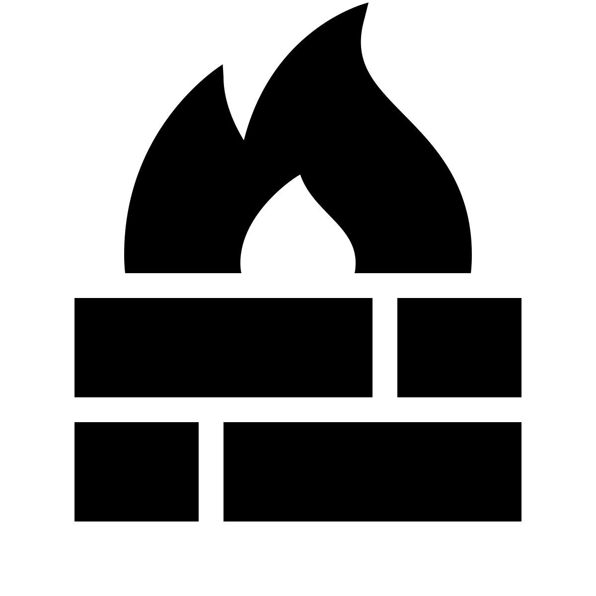 forma thin filled sharp style 방화벽 icon