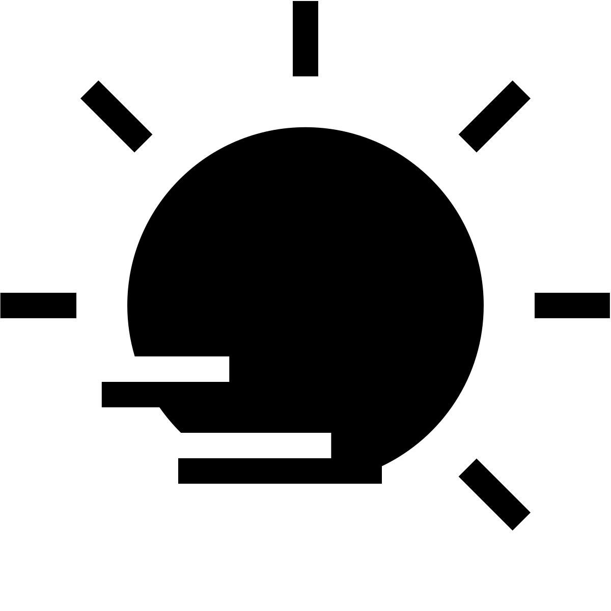 forma thin filled sharp style 雾天 icon