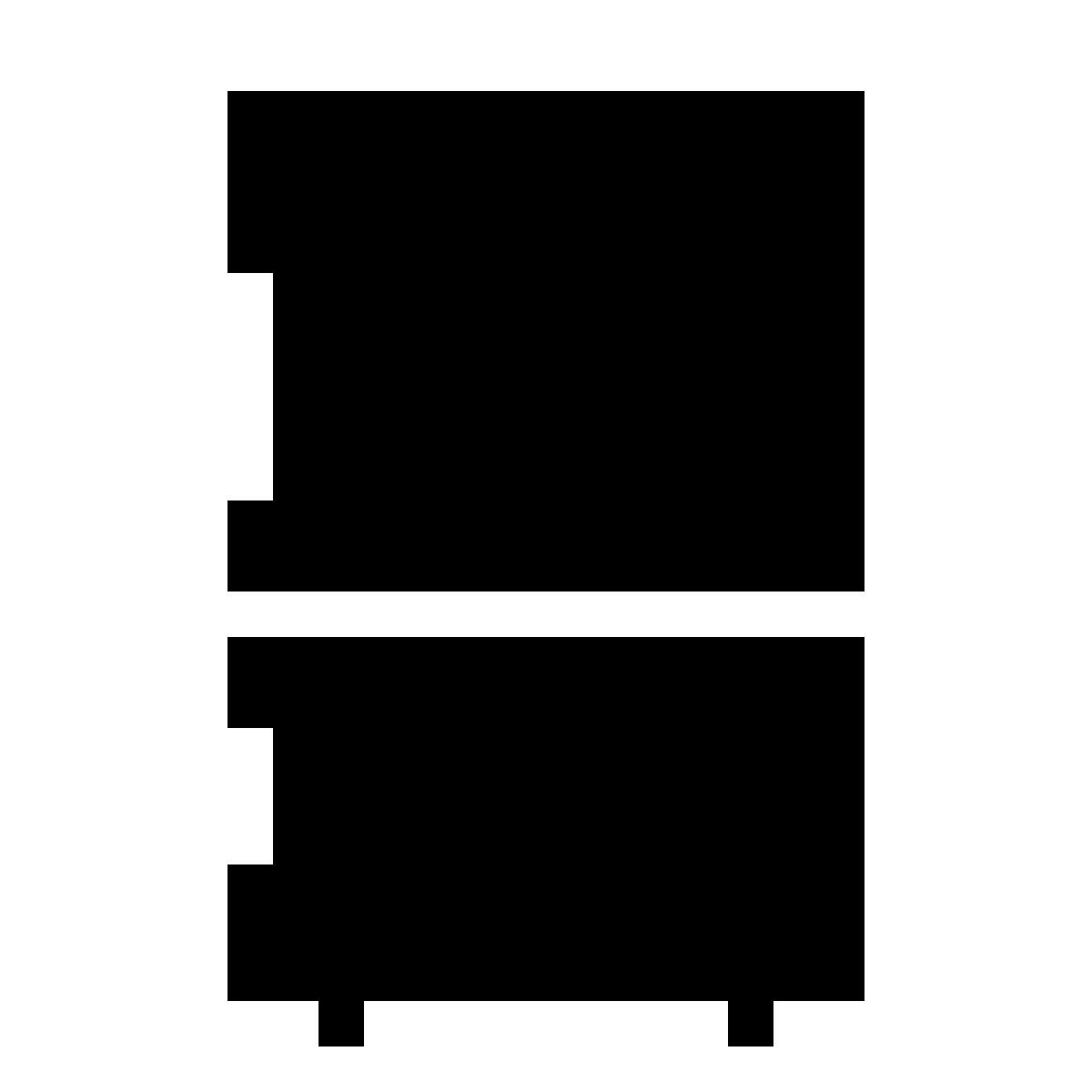 forma thin filled sharp style 冰箱 icon