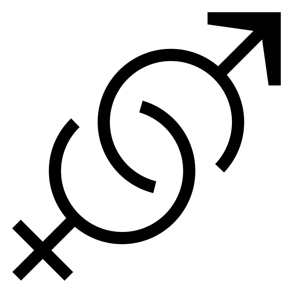 forma thin filled sharp style gender icon