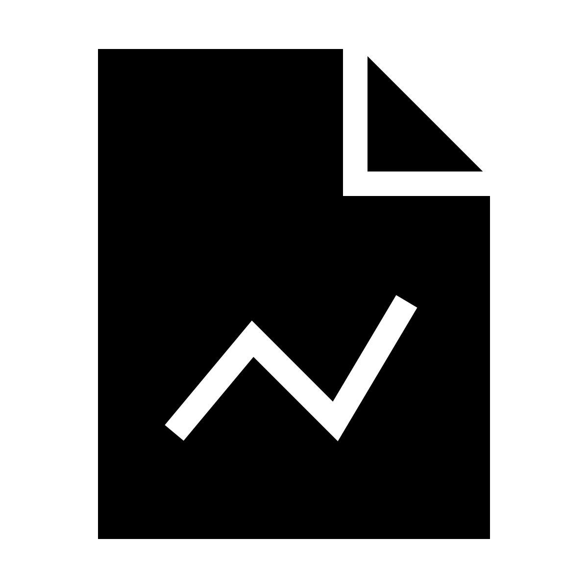 forma thin filled sharp style 그래프 보고서 icon