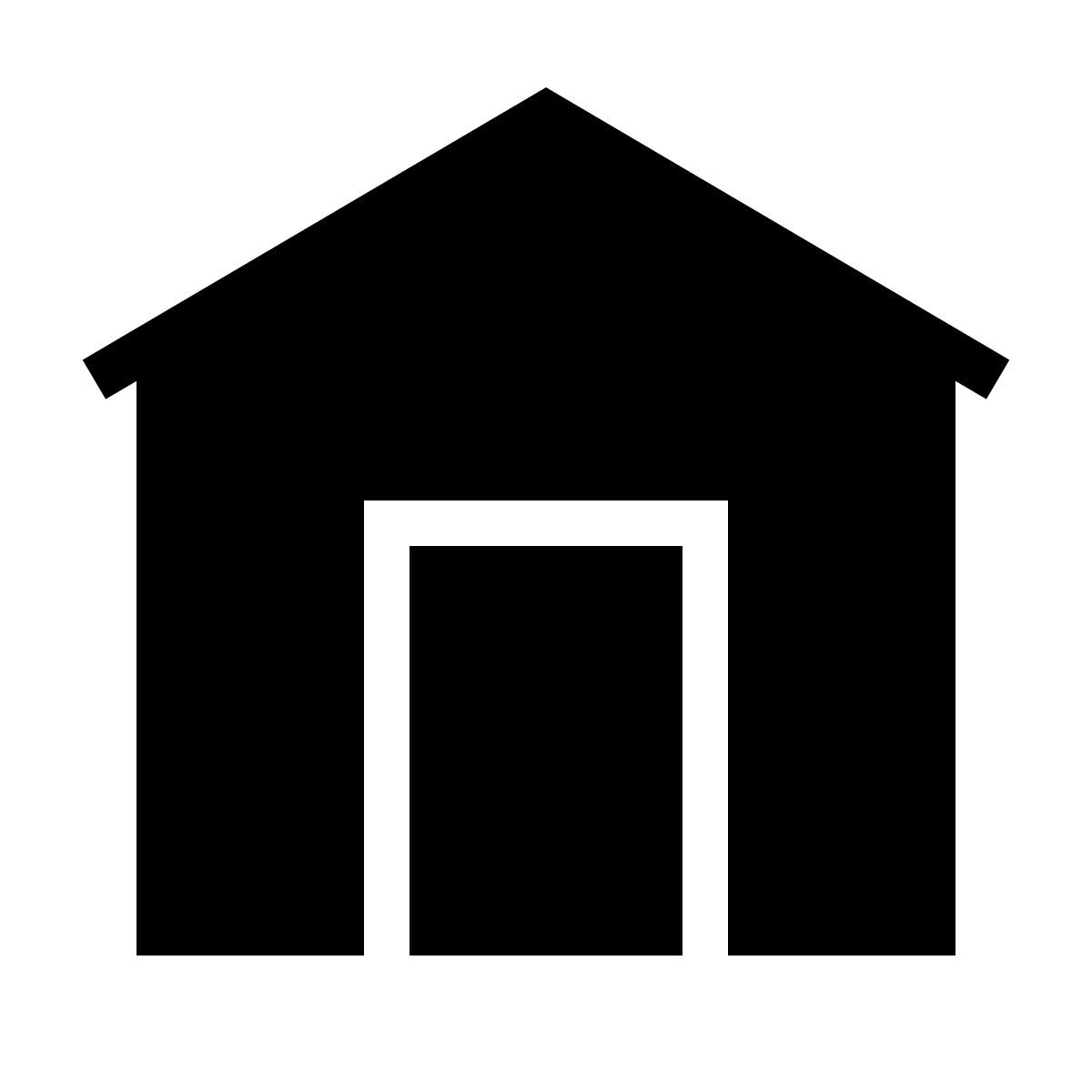 forma thin filled sharp style 집 icon