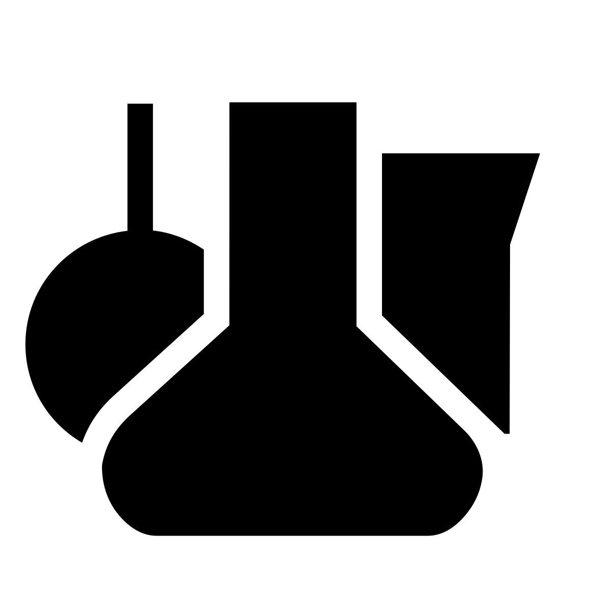 forma thin filled sharp style lab items icon