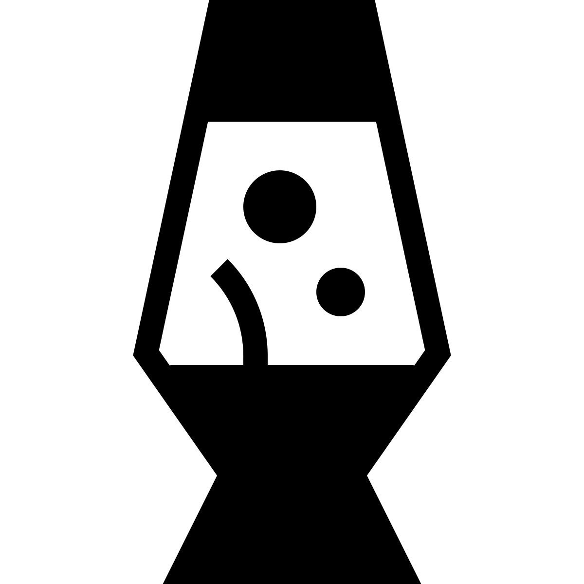 forma thin filled sharp style 熔岩灯 icon