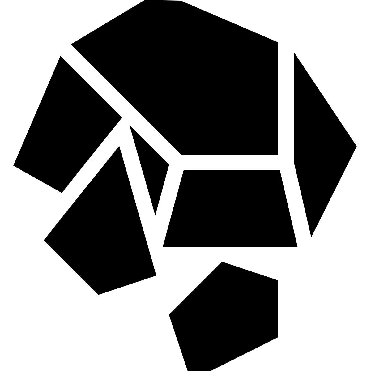 forma thin filled sharp style calcaire icon