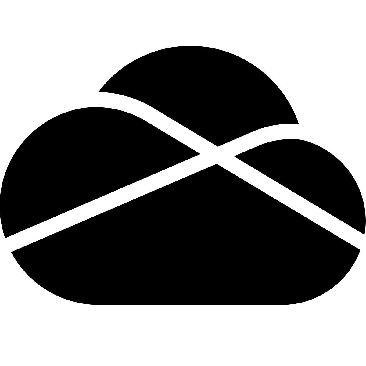 forma thin filled sharp style microsoft onedrive 2019 icon