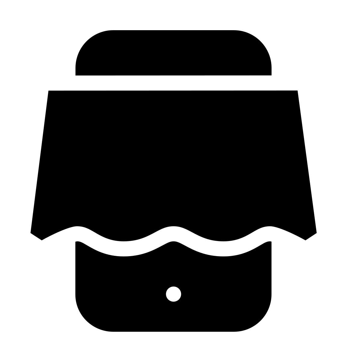 forma thin filled sharp style achats mobiles icon