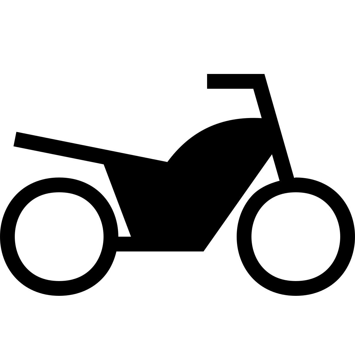 forma thin filled sharp style moto icon