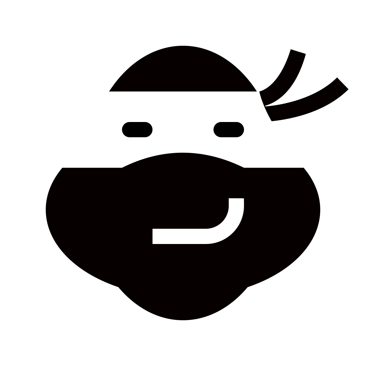 forma thin filled sharp style ninja turtle icon