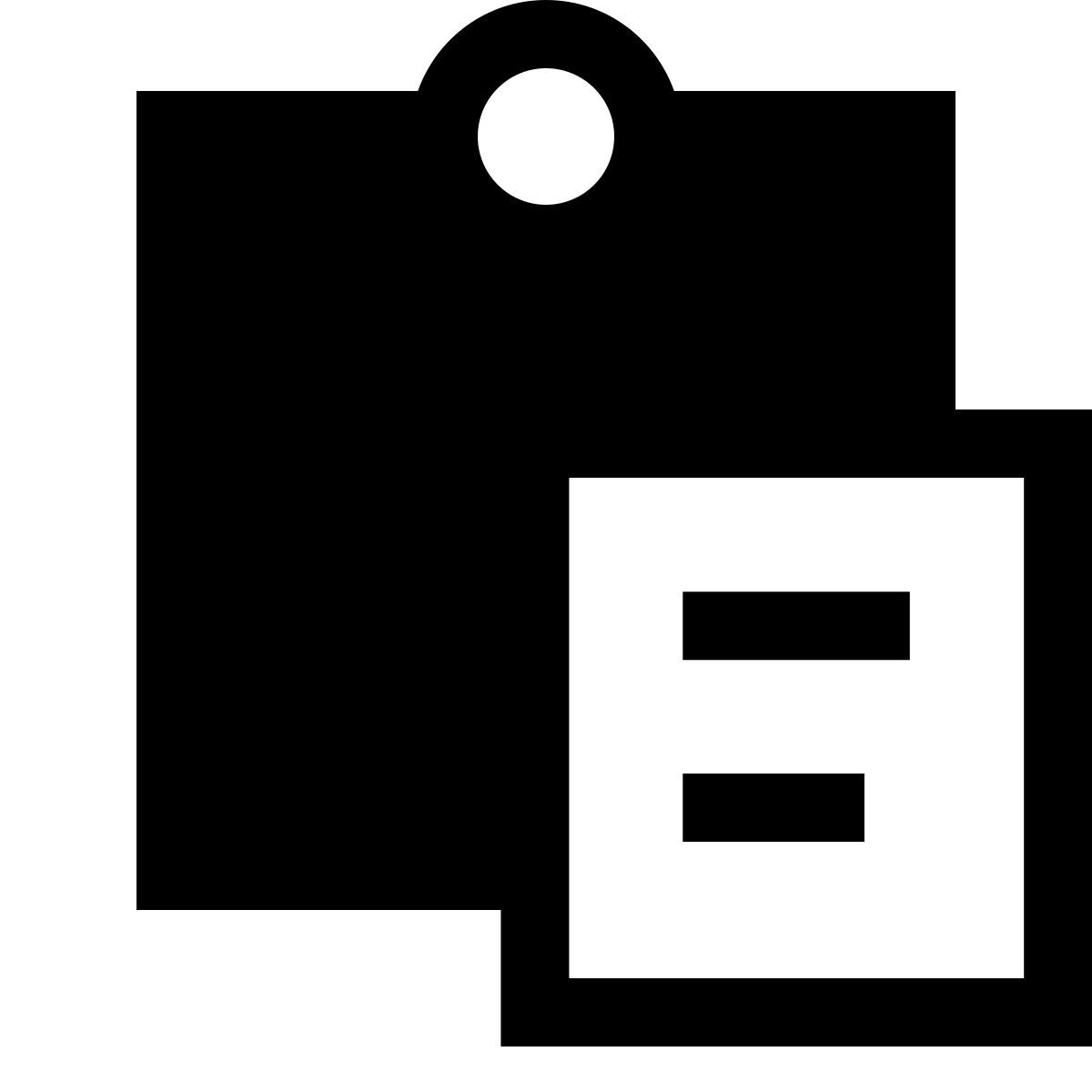 forma thin filled sharp style paste icon