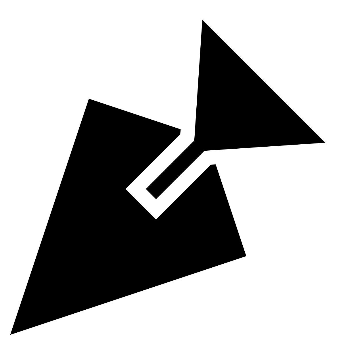 forma thin filled sharp style poche à douille pâtissière icon