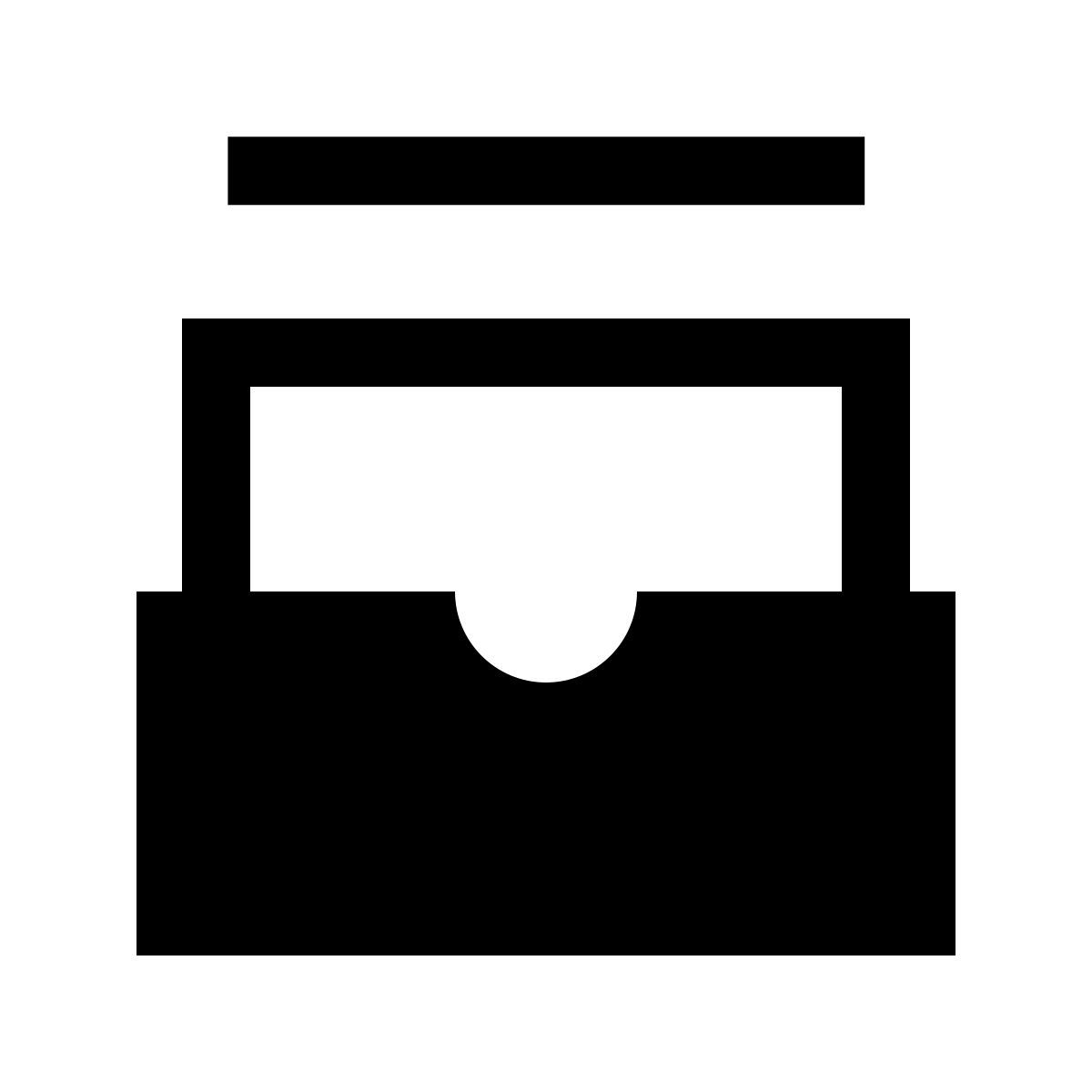 forma thin filled sharp style documentos de producto icon