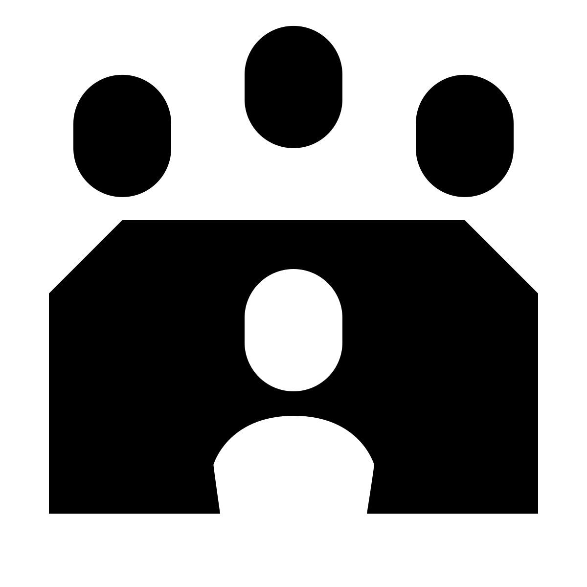 forma thin filled sharp style 민족적 우월감 icon