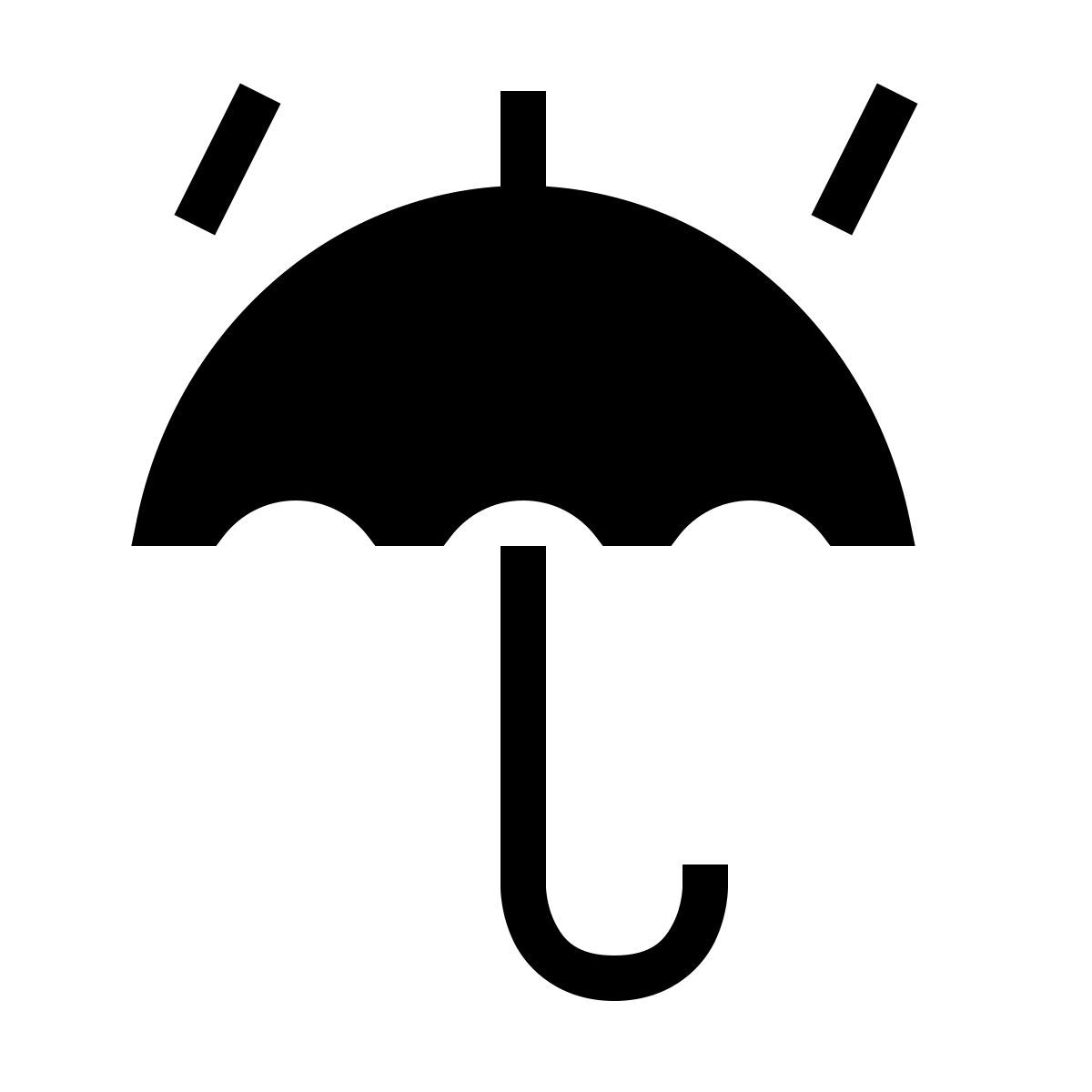 forma thin filled sharp style 阴雨天气 icon