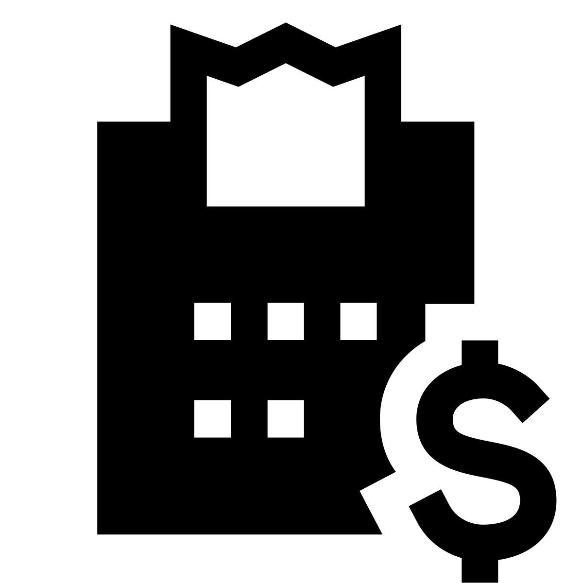 forma thin filled sharp style terminal de recibo icon