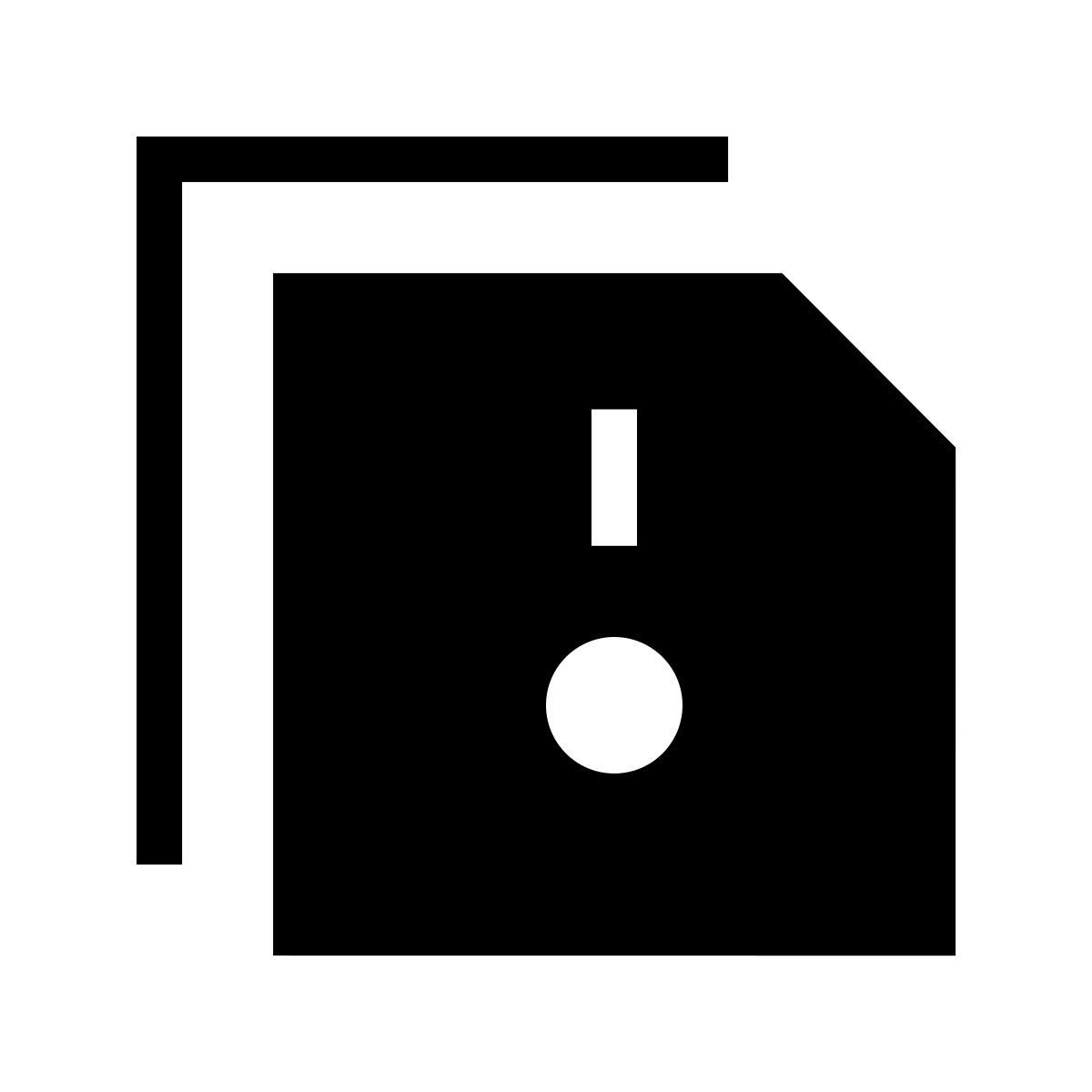 forma thin filled sharp style salva tutto icon