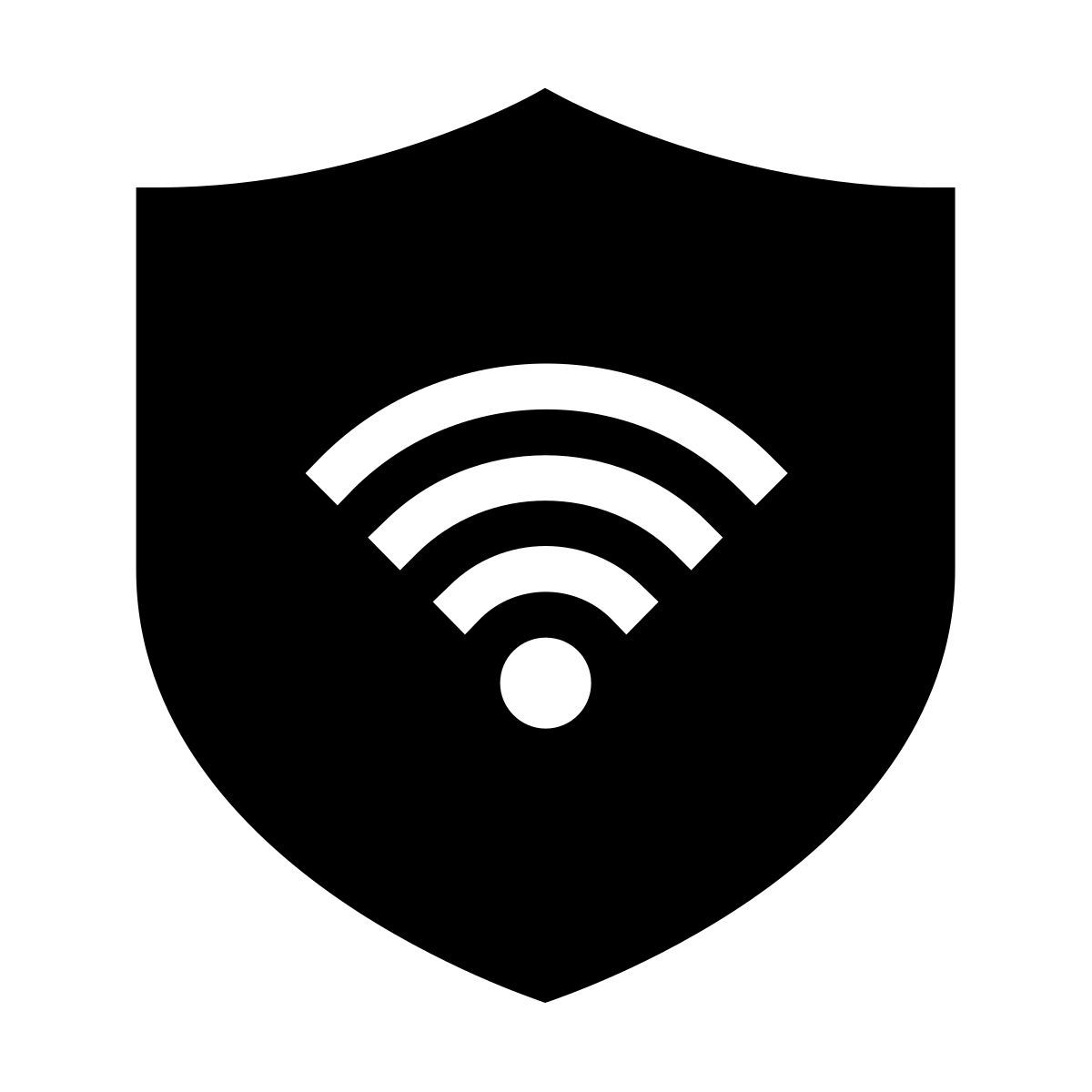 forma thin filled sharp style 보안 wi fi icon