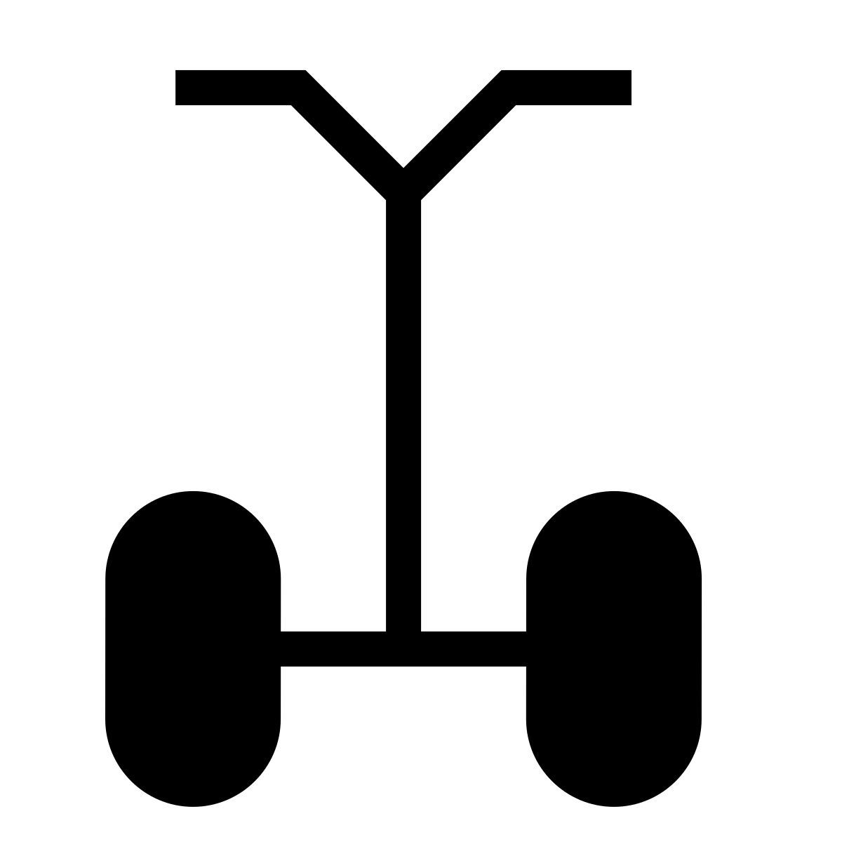 forma thin filled sharp style segway icon