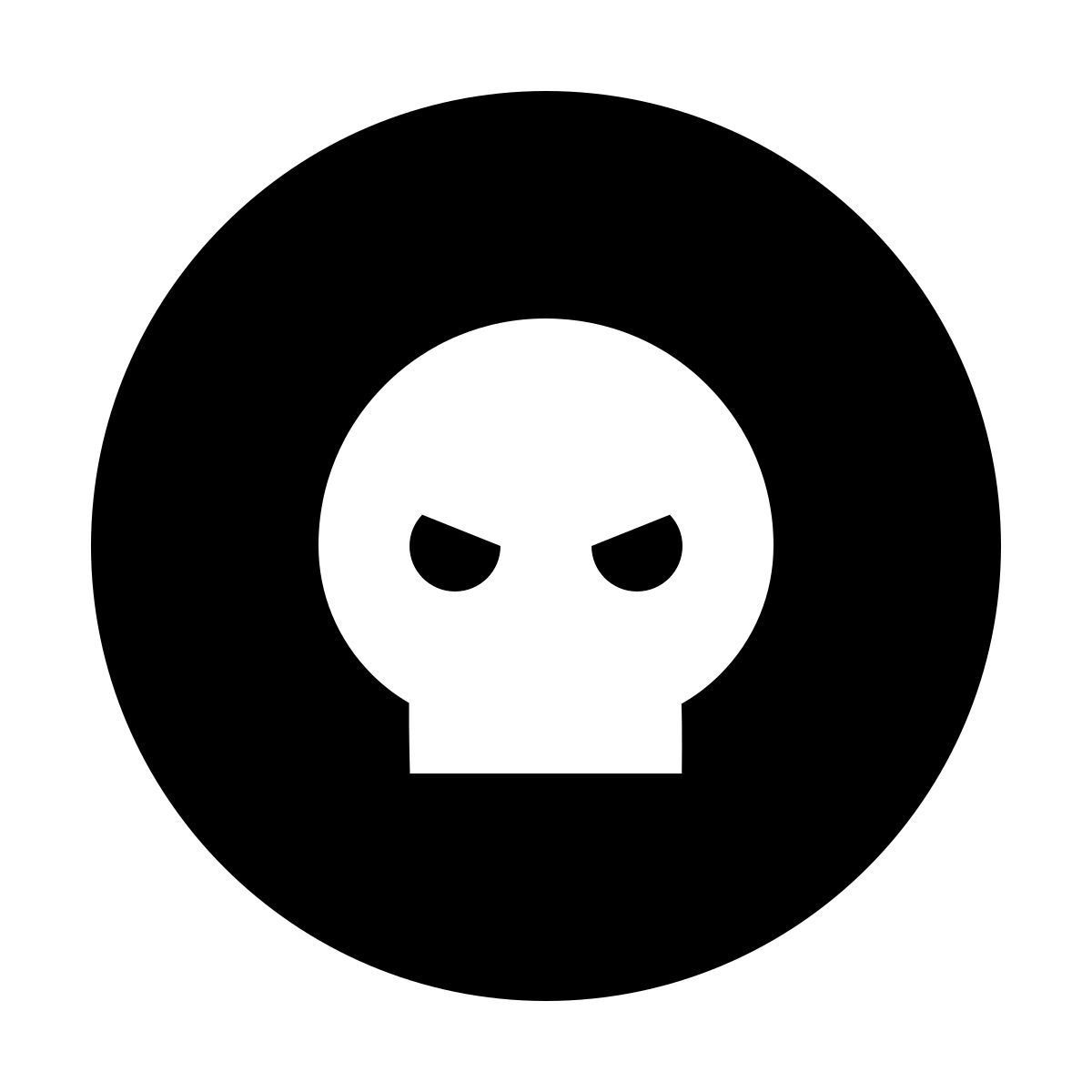 forma thin filled sharp style pirat icon