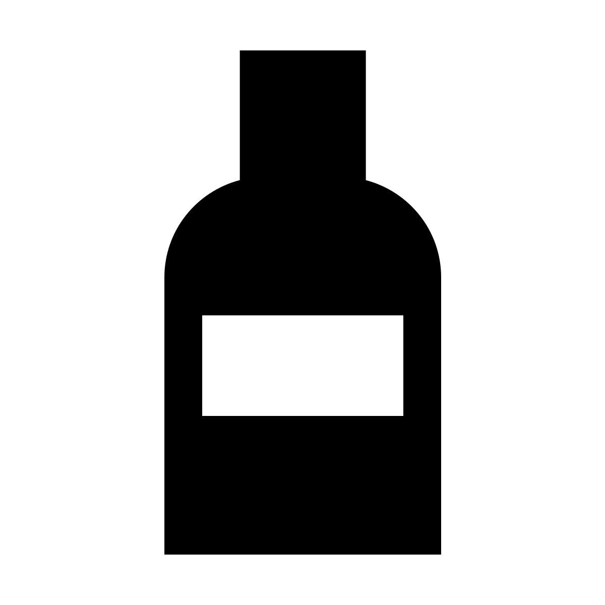 forma thin filled sharp style shampoo icon