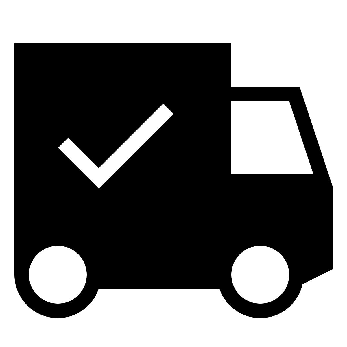 forma thin filled sharp style 배송 icon