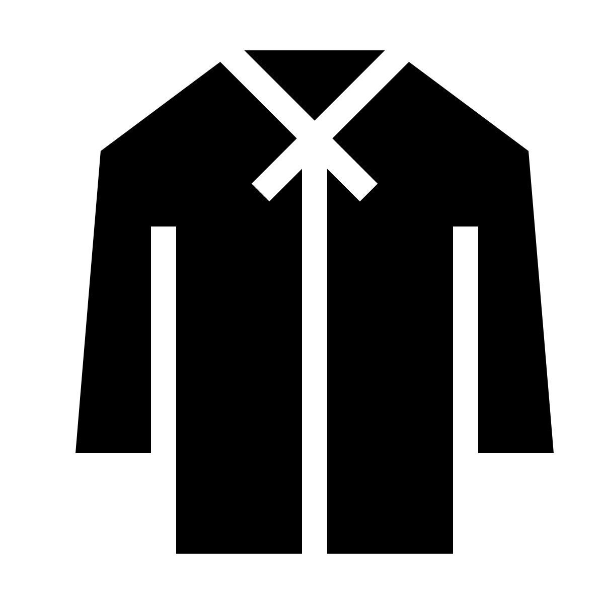 forma thin filled sharp style hemd icon