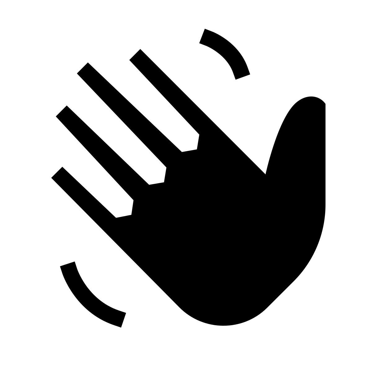 forma thin filled sharp style comme ci comme ça icon