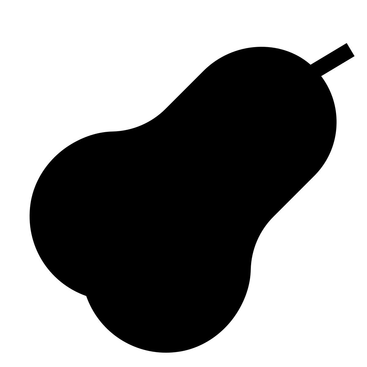forma thin filled sharp style squash icon