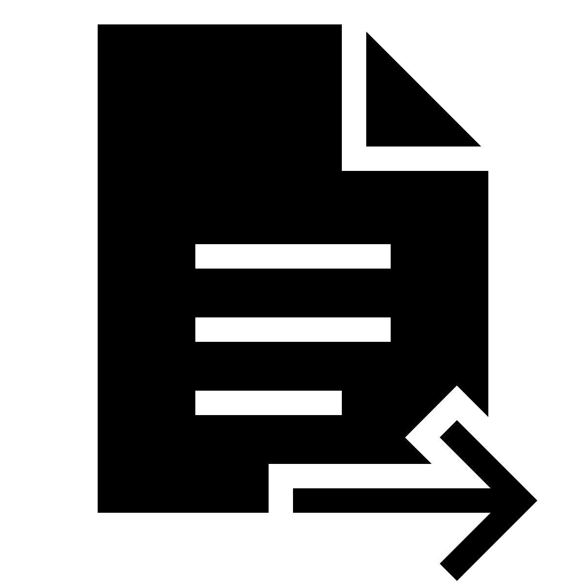 forma thin filled sharp style enviar documento icon