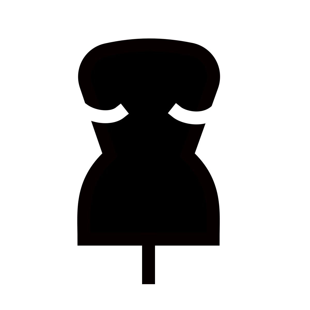 forma thin filled sharp style la adaptación para las mujeres icon