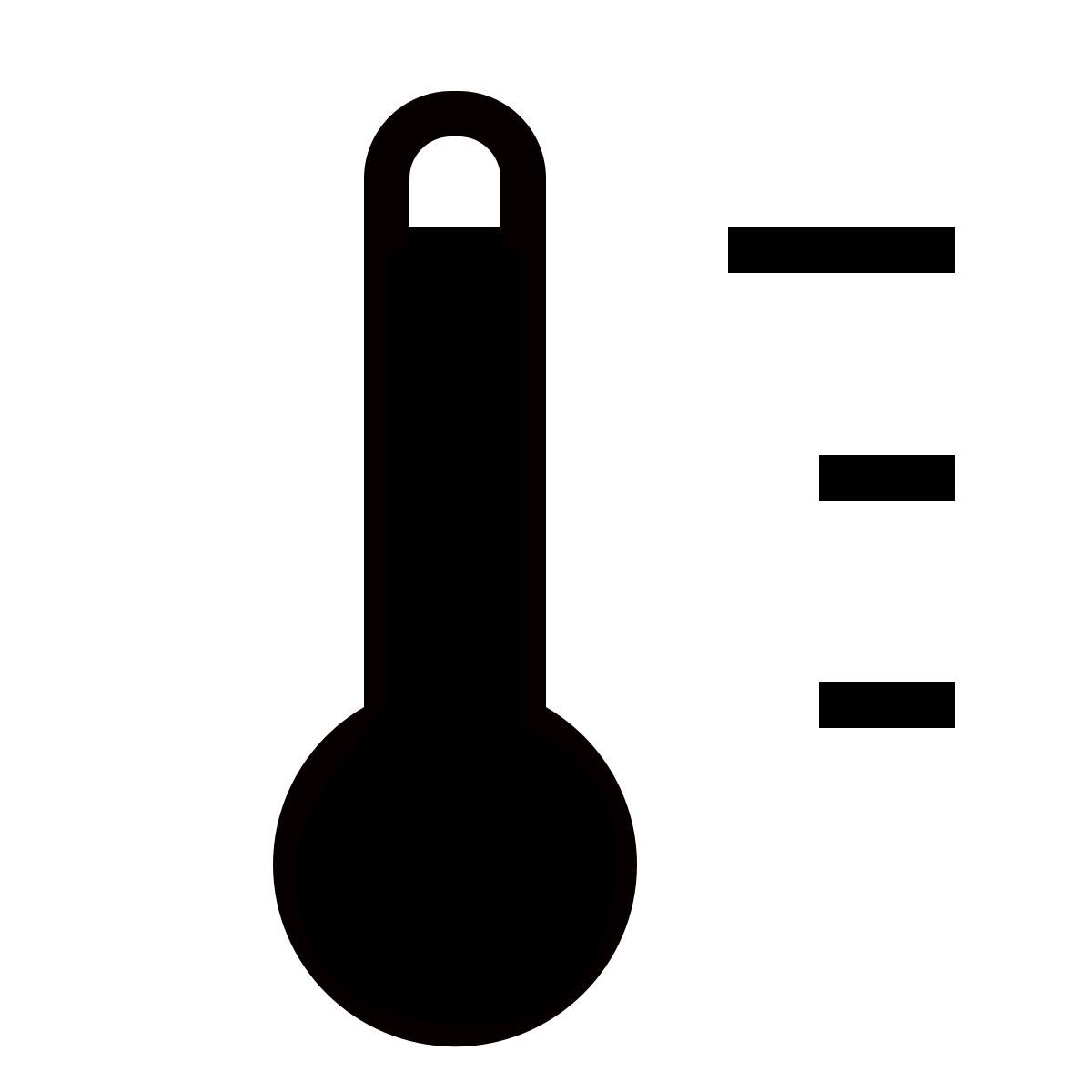 forma thin filled sharp style 温度 icon