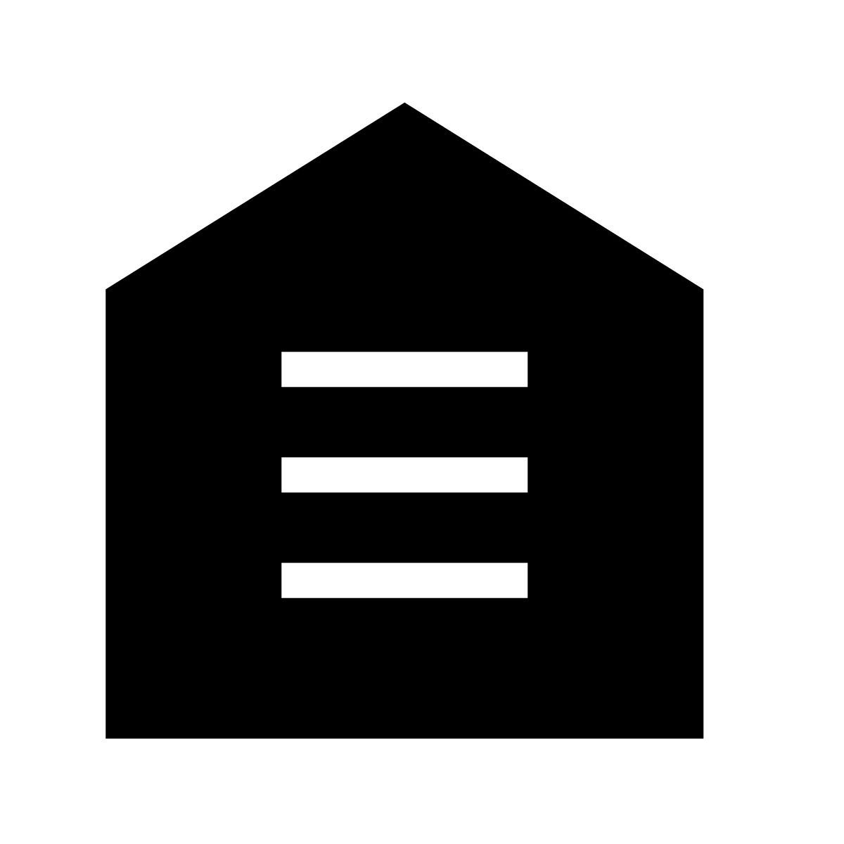 forma thin filled sharp style top menu icon