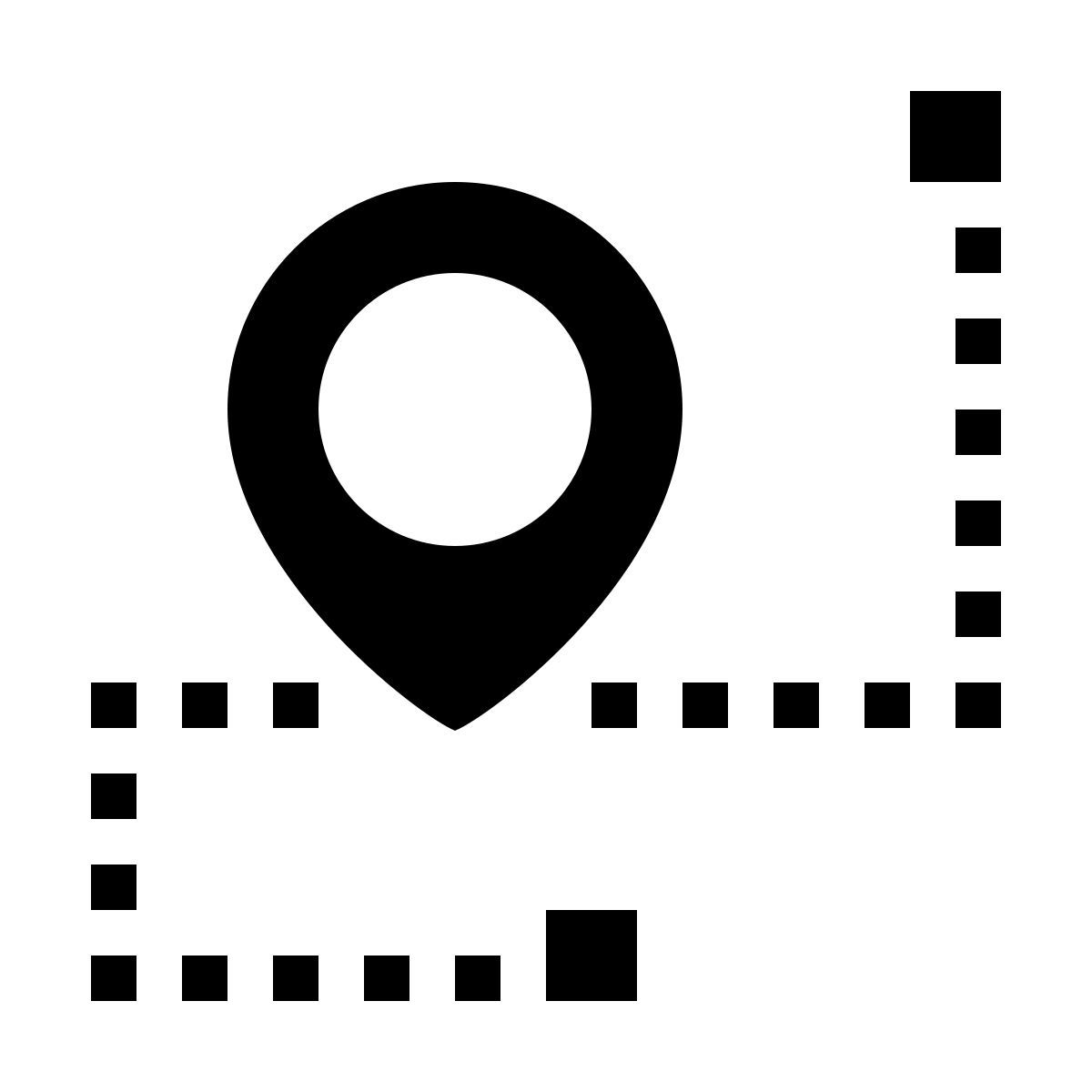 forma thin filled sharp style hacer seguimiento del pedido icon