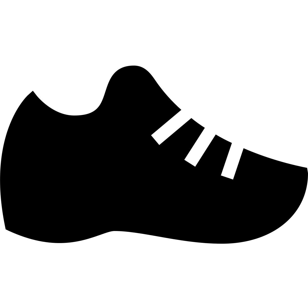 forma thin filled sharp style trainers icon