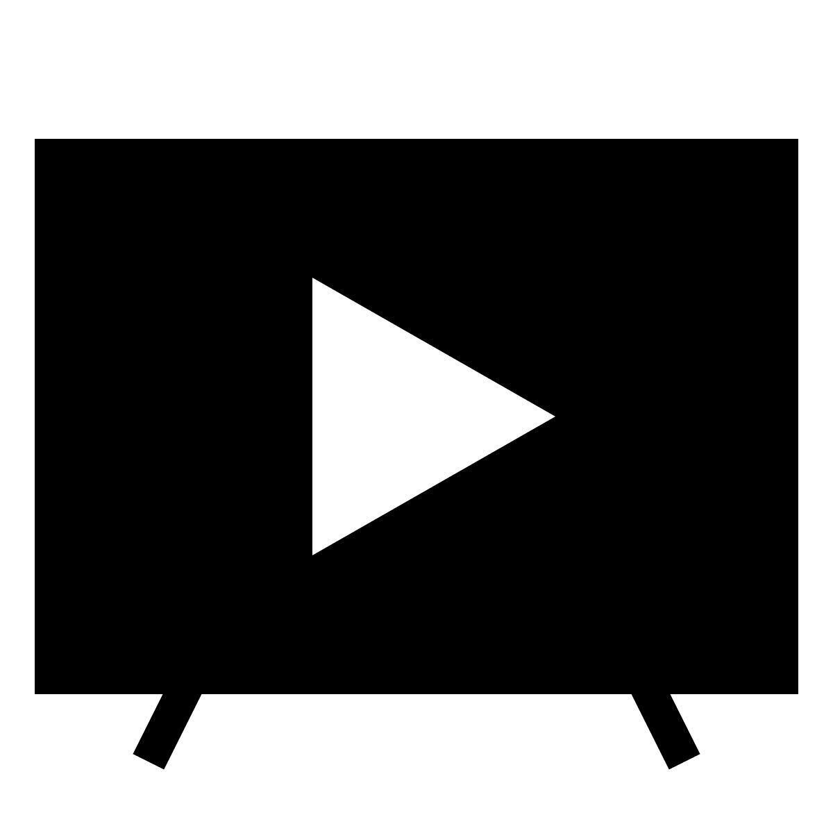 forma thin filled sharp style 티비 쇼 icon