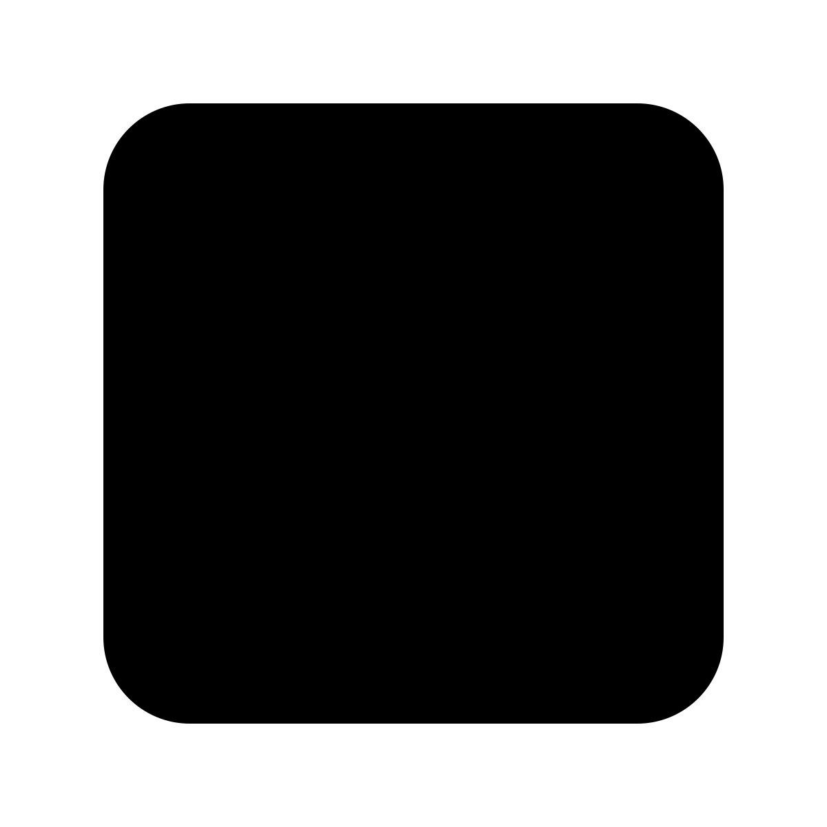 forma thin filled sharp style unchecked checkbox icon