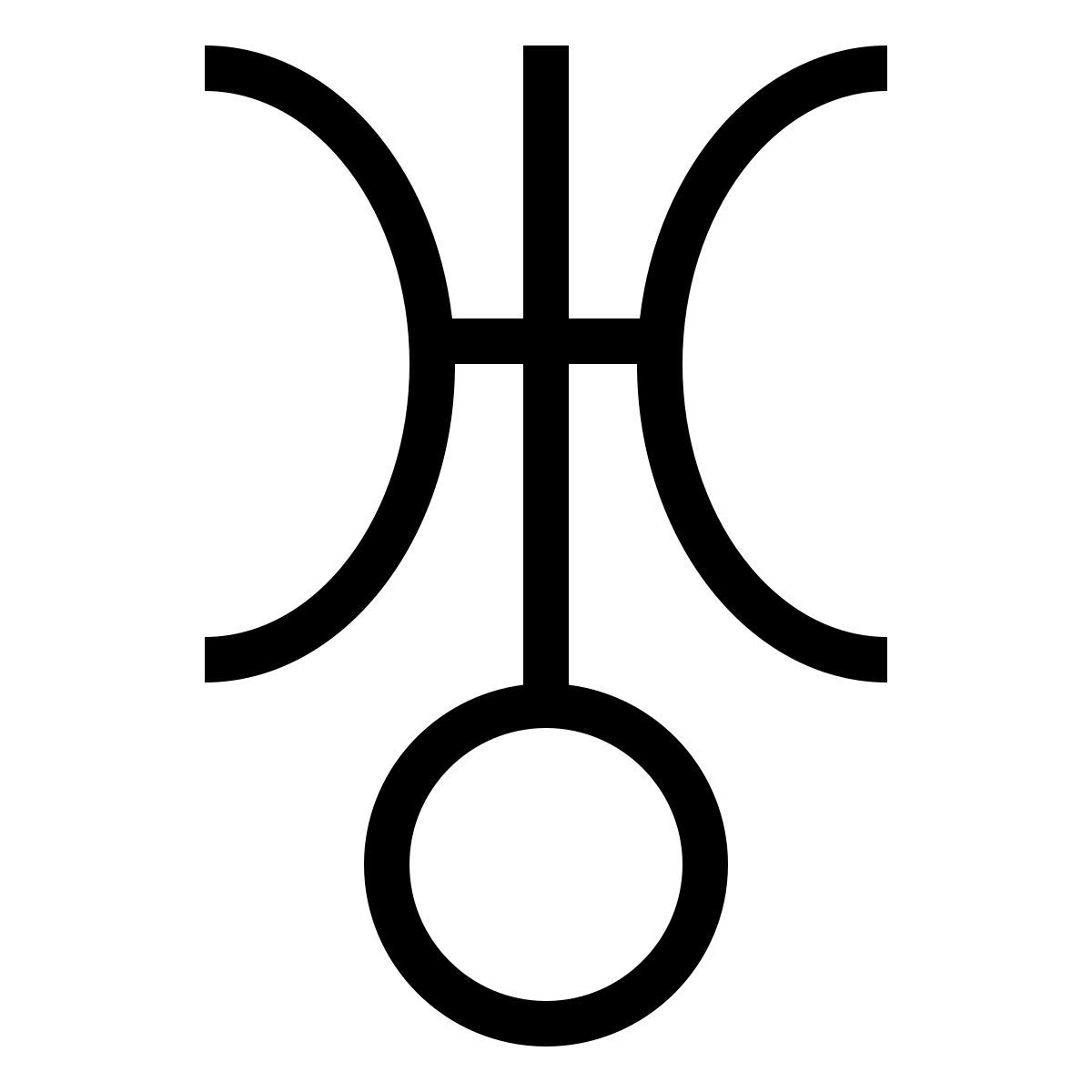 forma thin filled sharp style 천왕성 icon