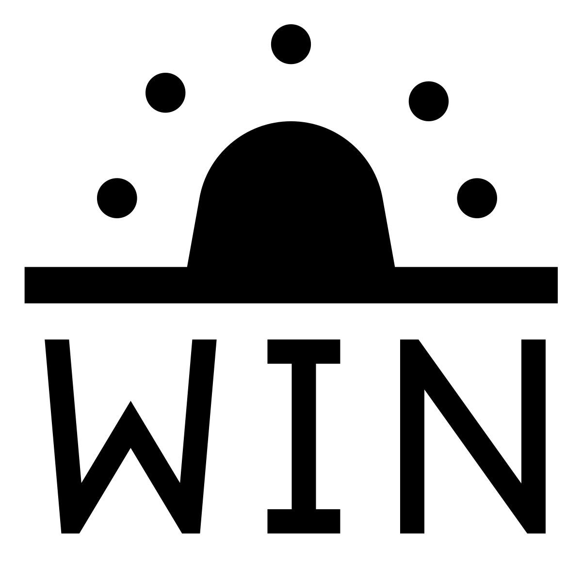 forma thin filled sharp style gagner icon