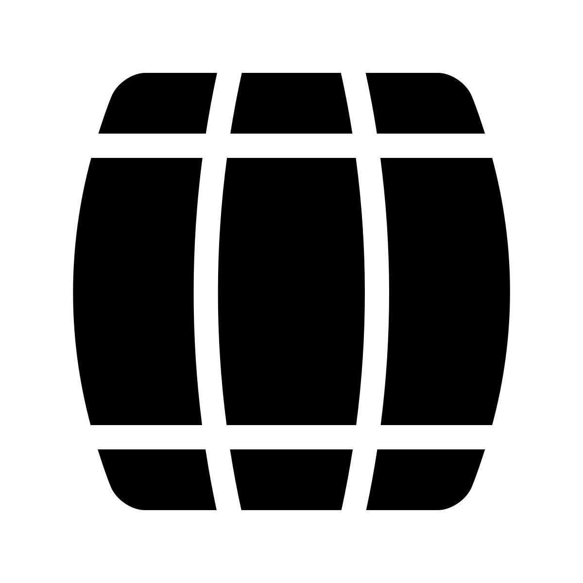 forma thin filled sharp style 작은 통 icon