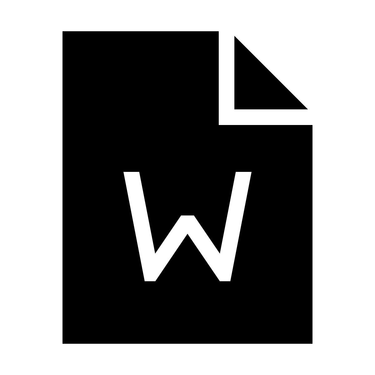 forma thin filled sharp style word文档 icon