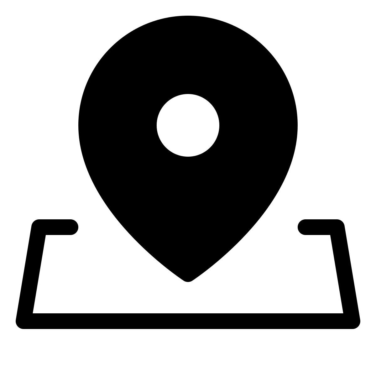 forma thin filled style adresse icon