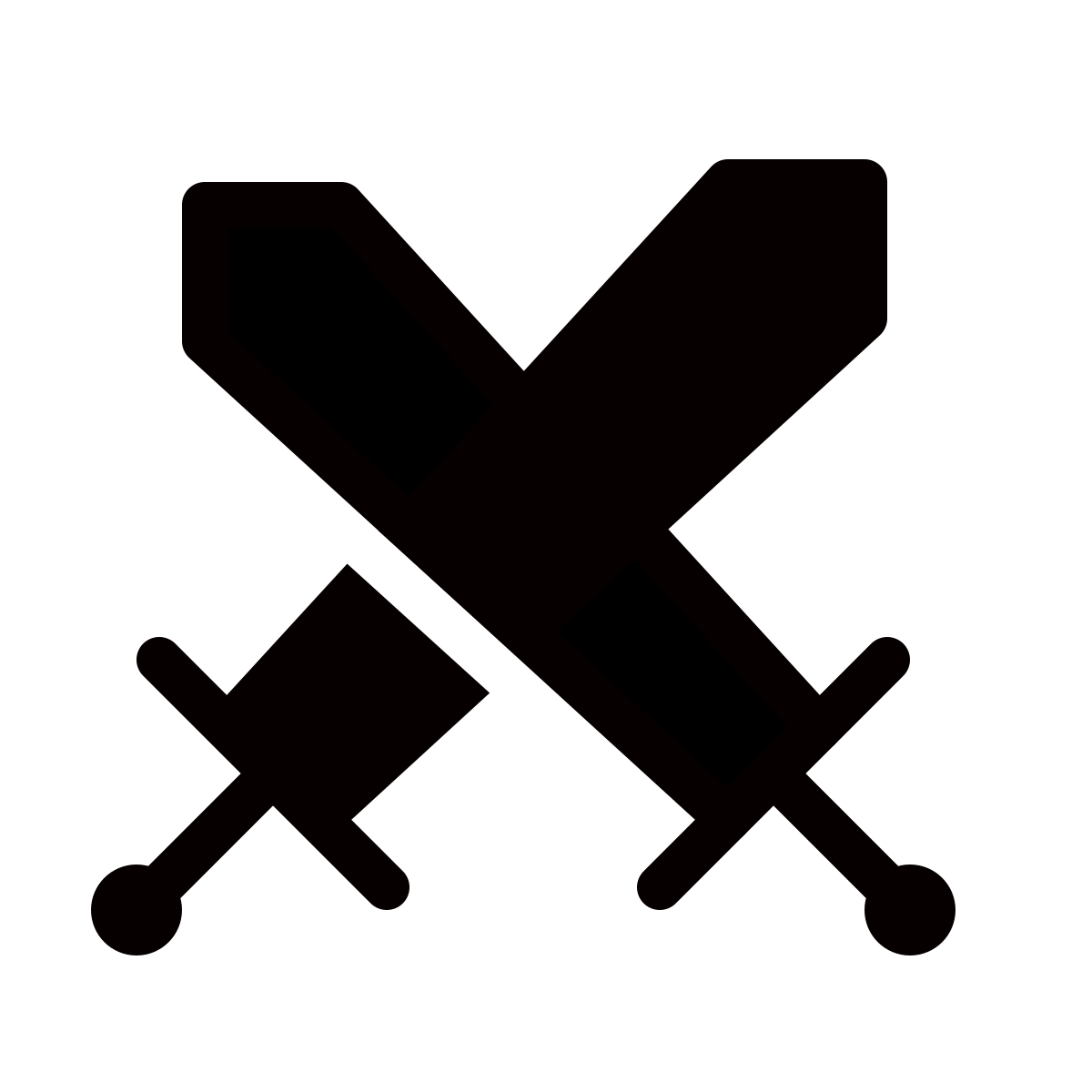 forma thin filled style battle icon