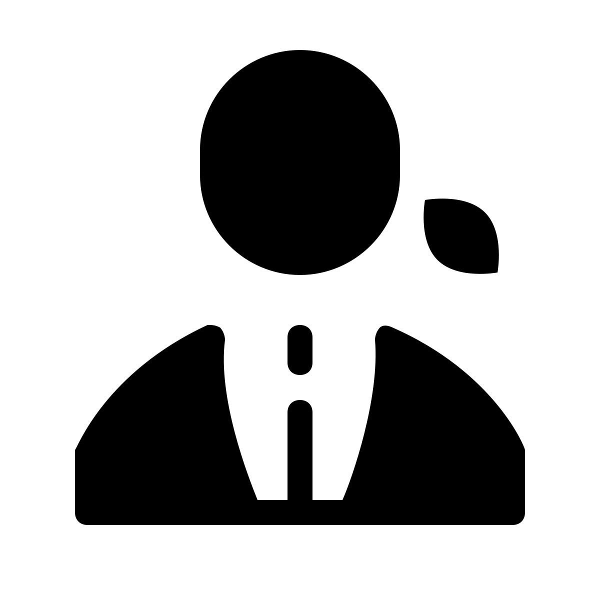 forma thin filled style mujer de negocios icon