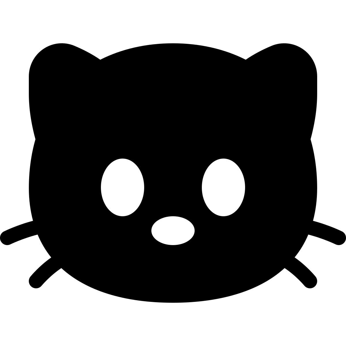 forma thin filled style katzenkopf icon