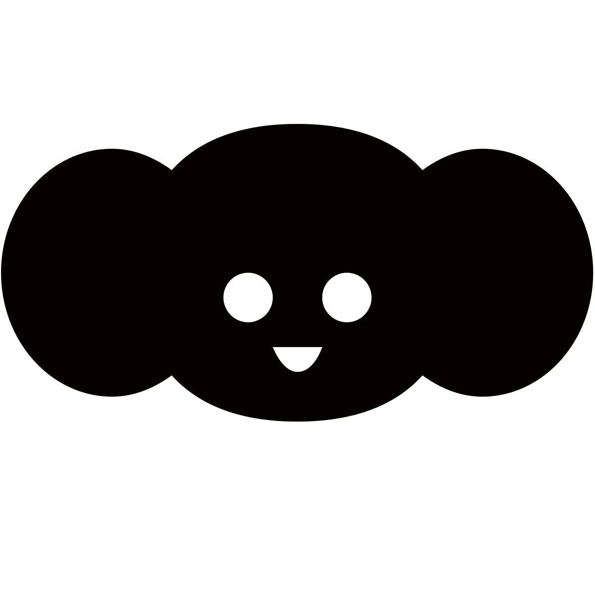 forma thin filled style cheburashka icon